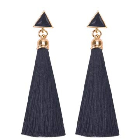 C.C. Boutique Jewelry - NWT Dark Hippie Boho Tassel Earrings